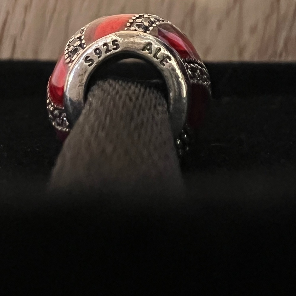 Pandora (Retired) Adornment Charm with Red Enamel - Picture 5 of 7